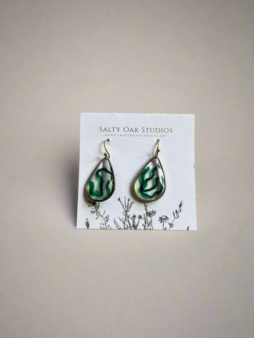 Yarn Resin Earrings | Jewelry