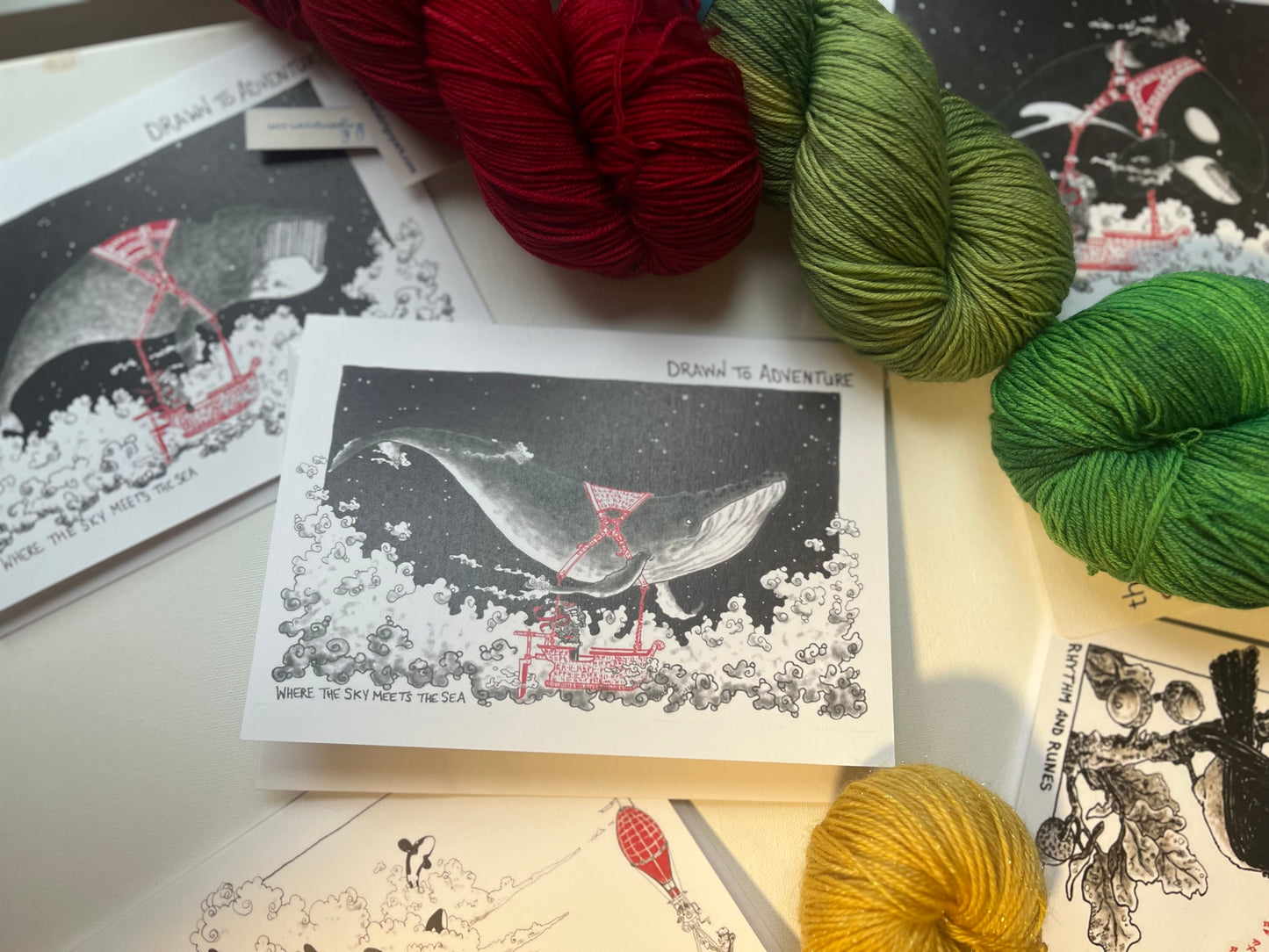 Drawn to Adventure | Local Art Cards | Blank