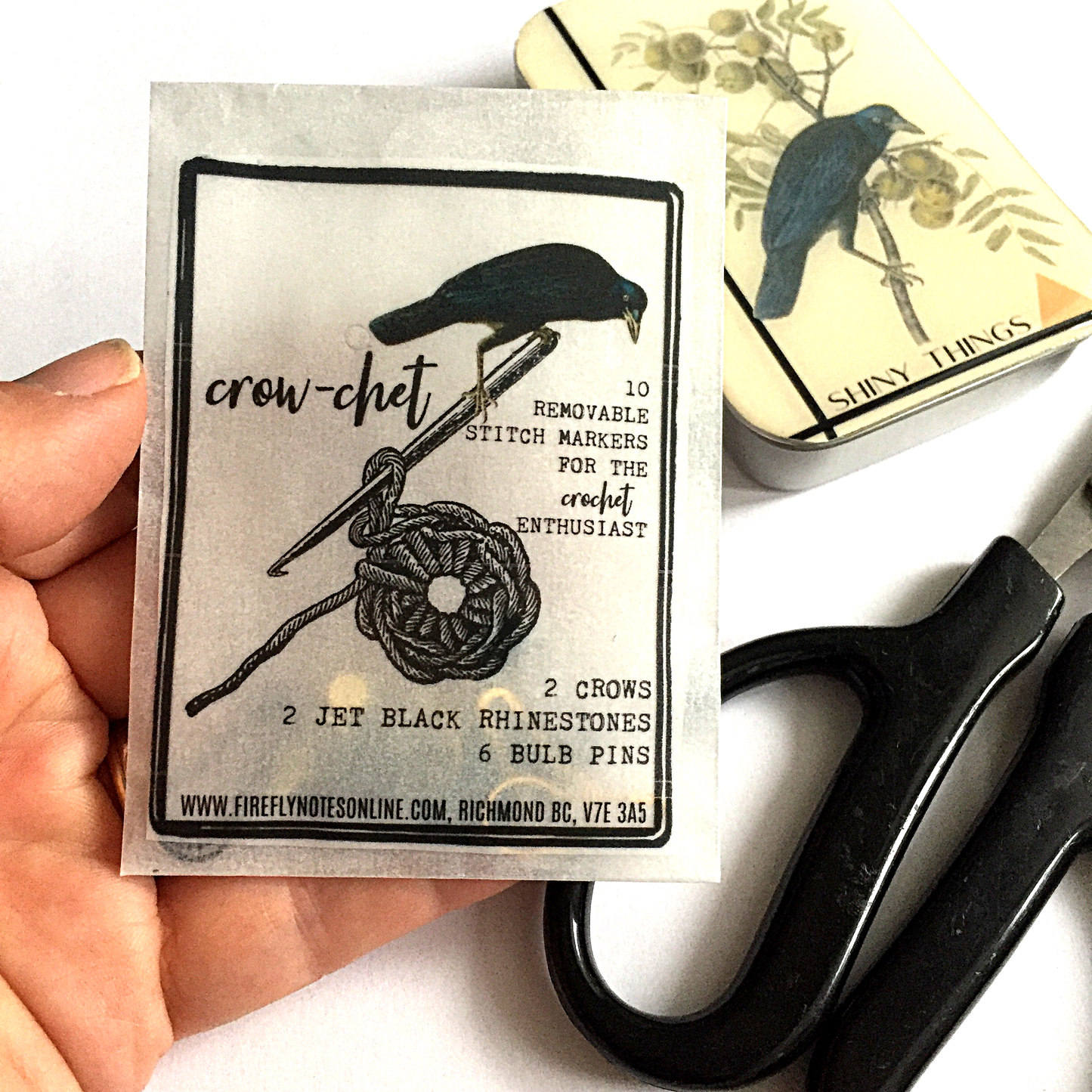 Crow-chet | Crochet Stitch Marker Pack