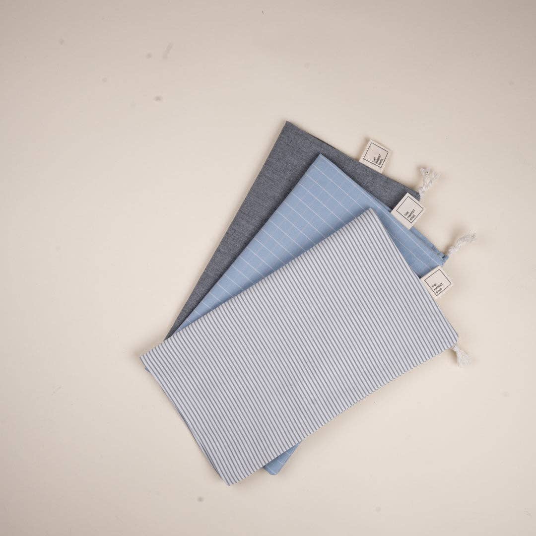 Project Bag - Charcoal Chambray Bag