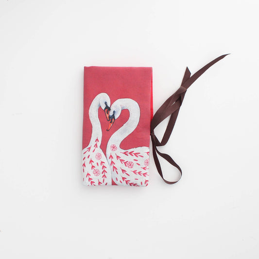 Rose & Lina Swans | Needle Case | Pencil Roll: Multi