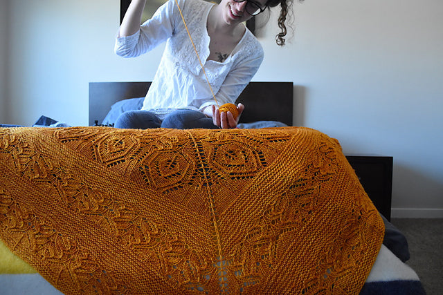 Kits - Wild Won Shawl Kit | Malabrigo Rios | Worsted | SW Merino