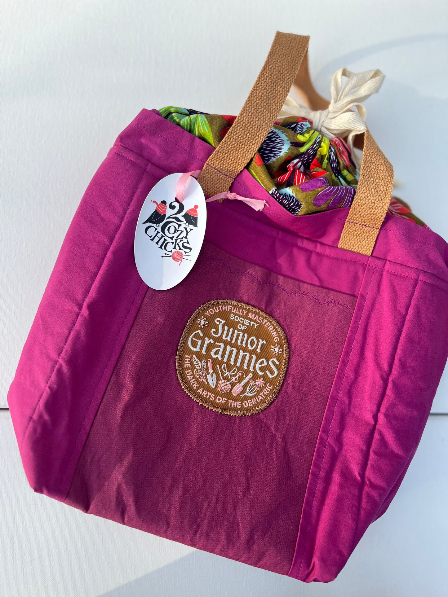 Adventure Project Bag | Waxed Canvas, Organic Cotton