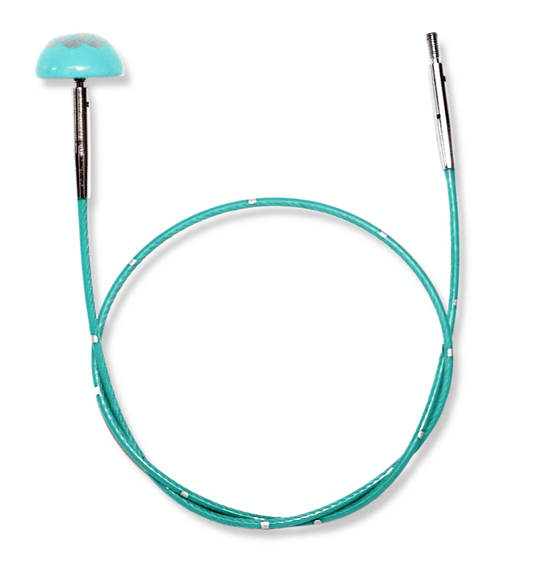 Interchangeable Knitting Needles - 360 Degree Swivel Cords | Interchangeable Needles | 'The Mindful Collection'