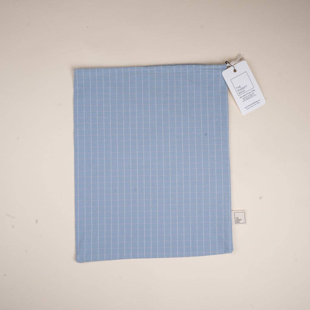 Project Bag - Sky Picnic Plaid Bag
