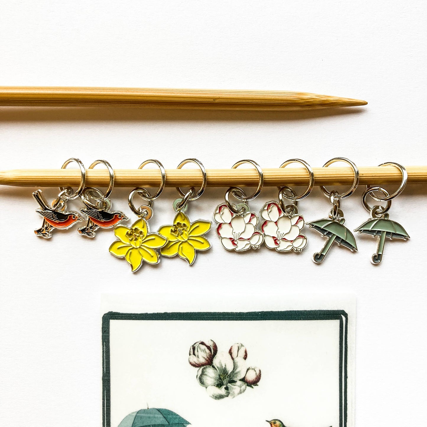 Stitch Markers - Spring | Stitch Markers