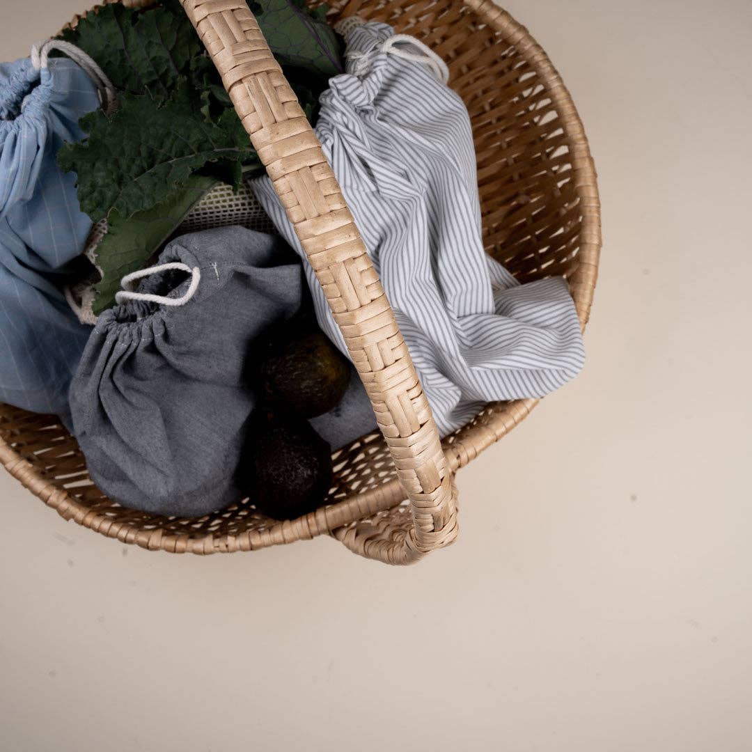 Project Bag - Charcoal Chambray Bag