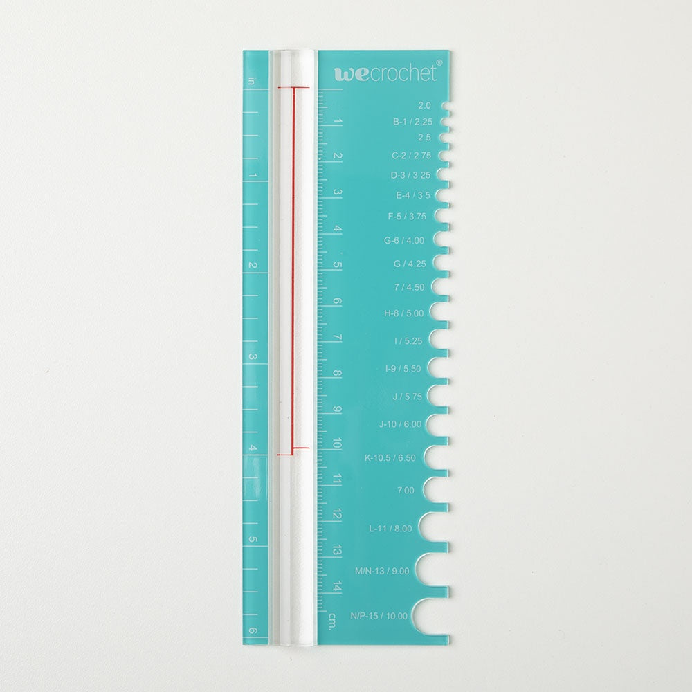 Crochet View Sized Gauge Ruler