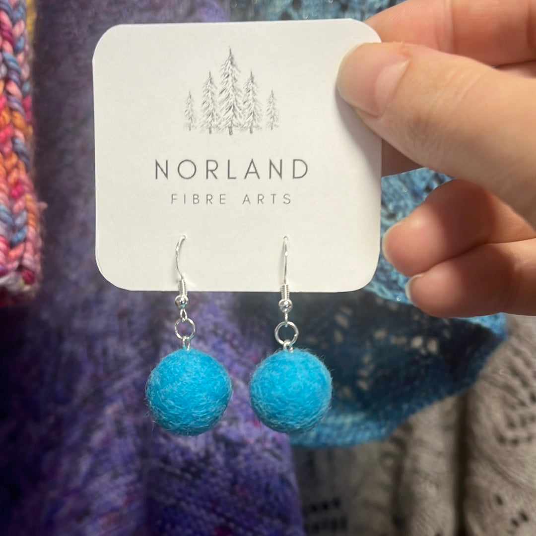 Felted Earrings