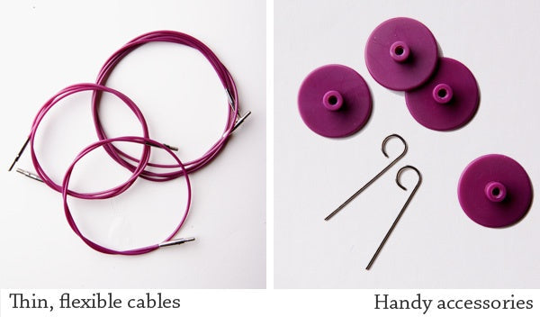 Interchangeable Knitting Needles - Rainbow Options Interchangeable Circular Set