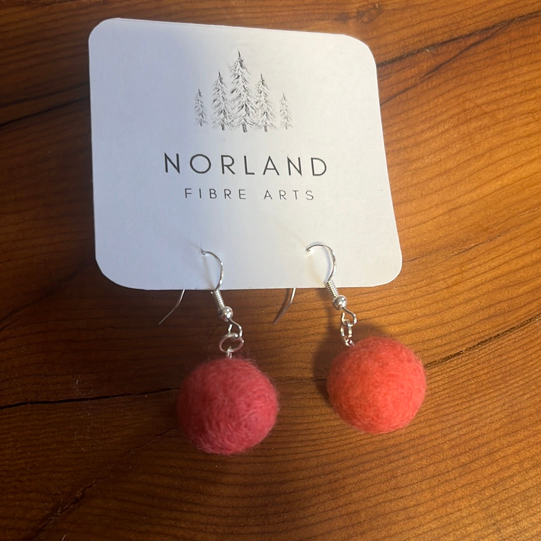 Felted Earrings