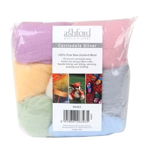 Corriedale Sliver | 7 Colours | 100 grams