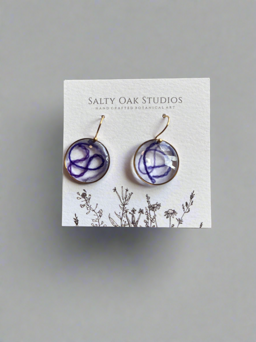 Yarn Resin Earrings | Jewelry