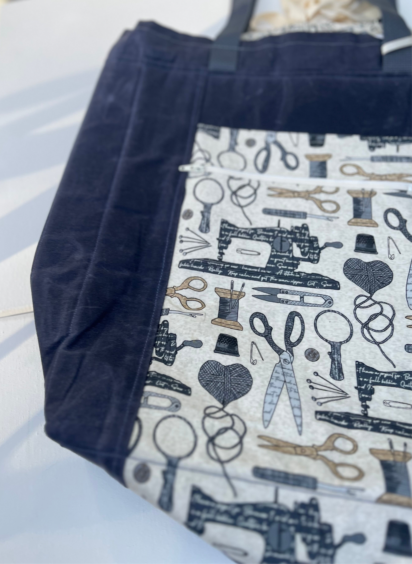 Adventure Project Bag | Waxed Canvas, Organic Cotton