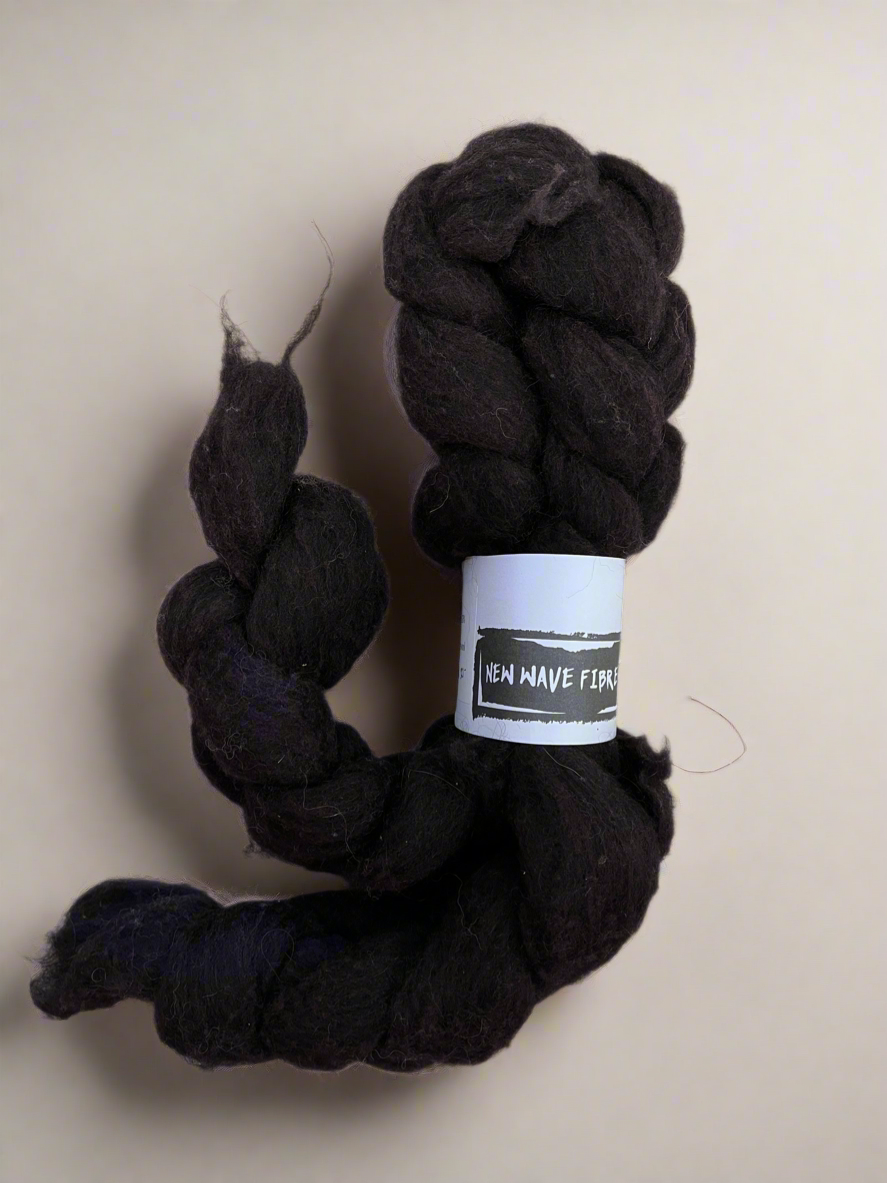 Alpaca/Rambouillet Roving 100-120gm