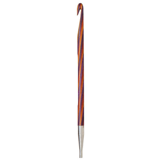 Rainbow Wood Tunisian Crochet Hook Set
