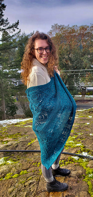 Kits - Wild Won Shawl Kit | Malabrigo Rios | Worsted | SW Merino