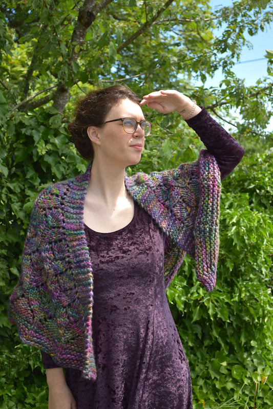 Kits - Miraflores Shawl Kit | Malabrigo Rasta Yarn