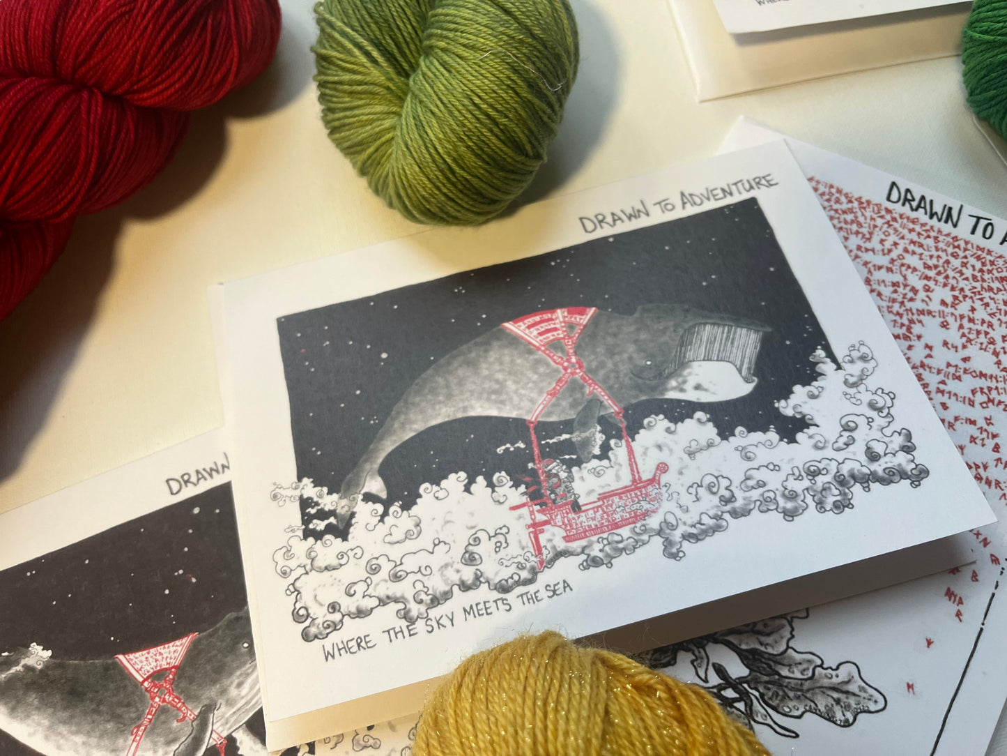 Drawn to Adventure | Local Art Cards | Blank