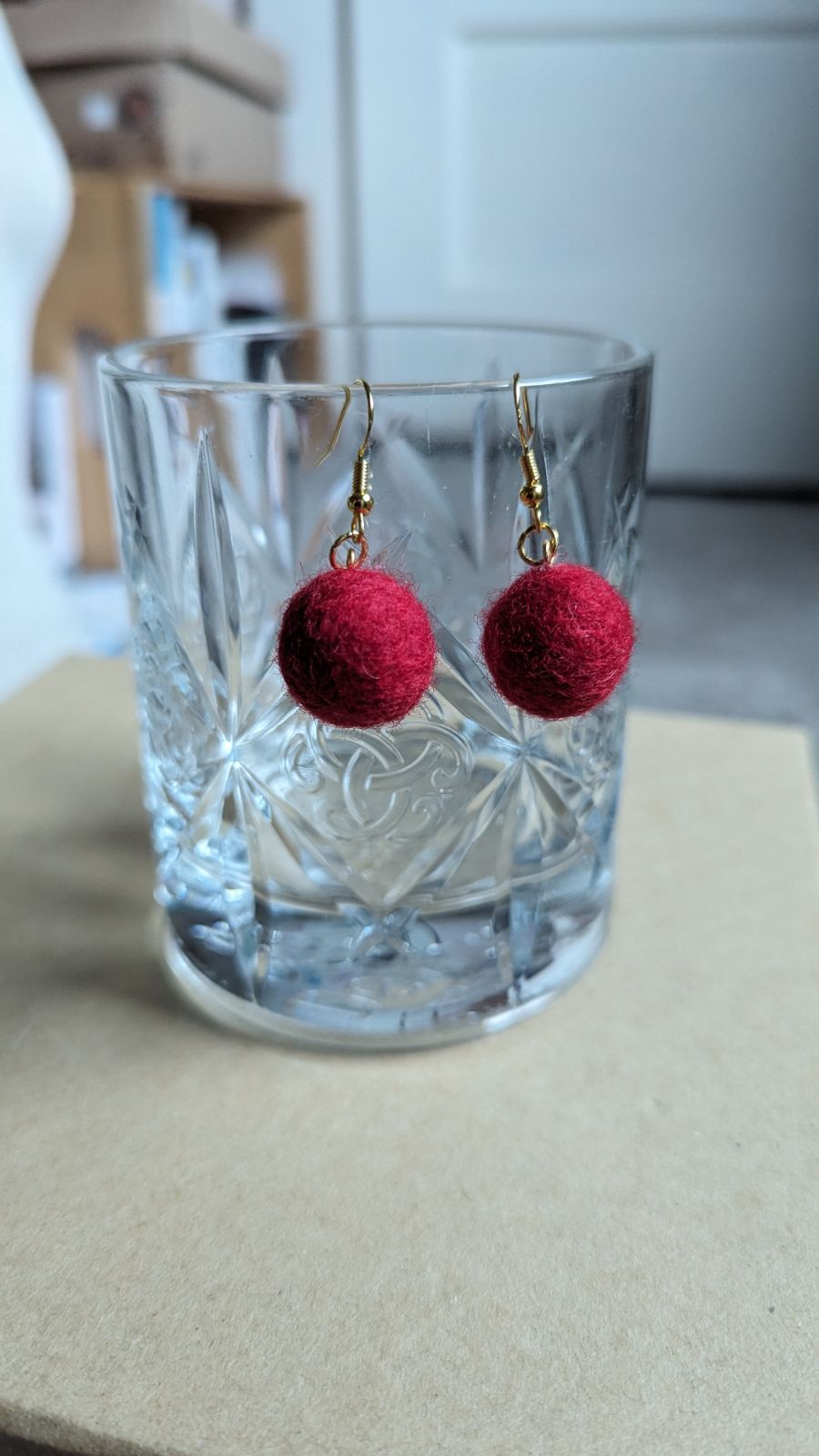 Felted Earrings