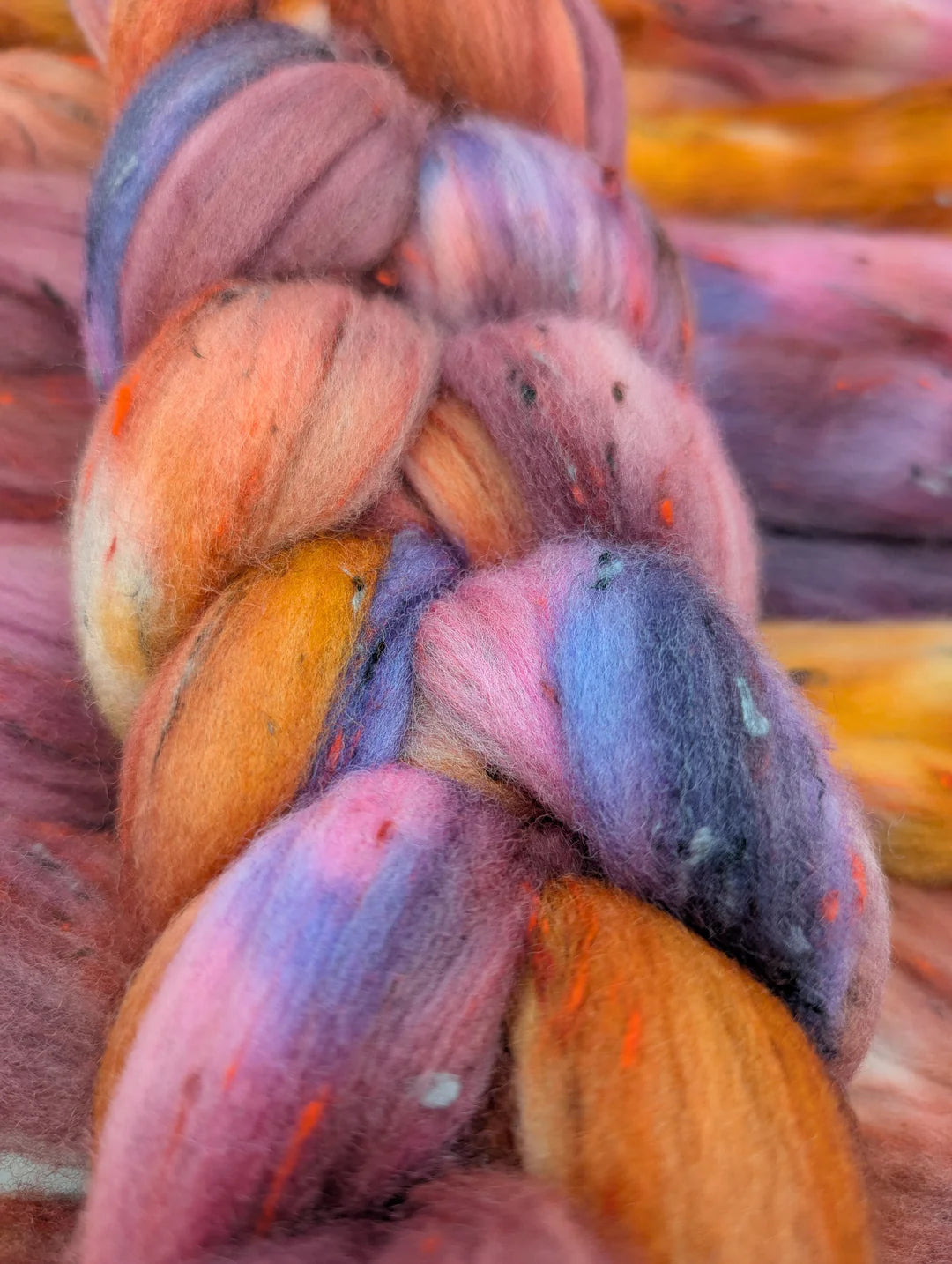 Polwarth, South American Wool, Tweed Roving