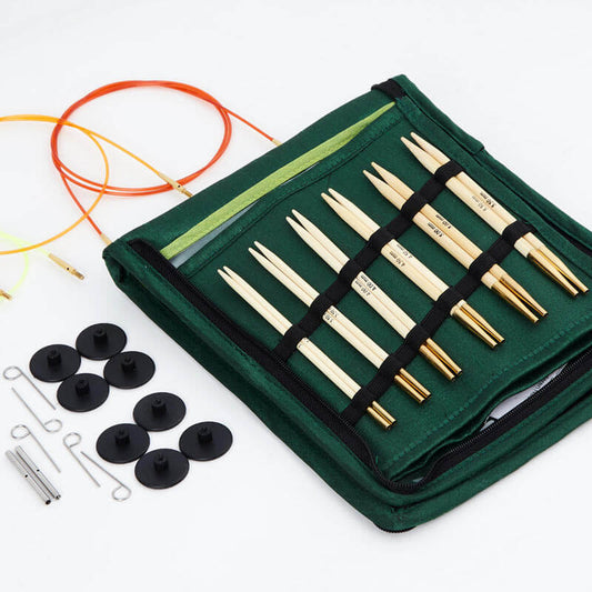 Bamboo Deluxe Interchangeable Needles