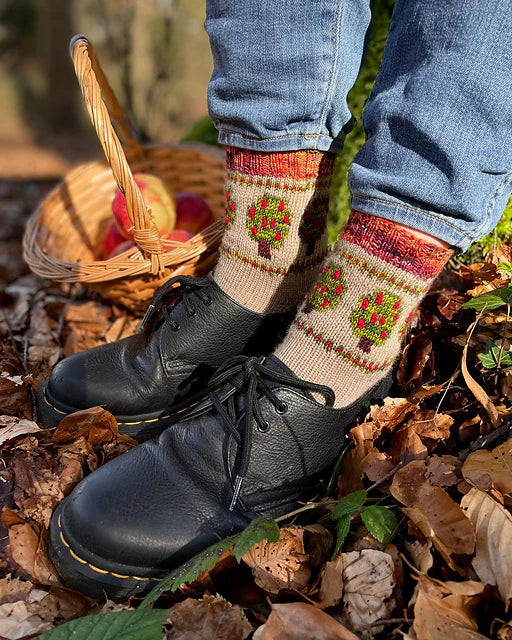 Joyful Colorwork Socks | 25 New Knitting Pattern for Fun & Whimsical Footwear | Charlotte Stone