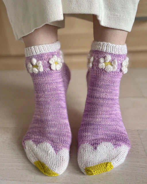 Joyful Colorwork Socks | 25 New Knitting Pattern for Fun & Whimsical Footwear | Charlotte Stone