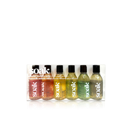 SoakBox Sampler | 6 travel size bottles