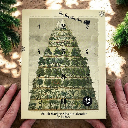 Stitch Marker Advent Calendar | Nature meets nostalgia | 12 days | 2025