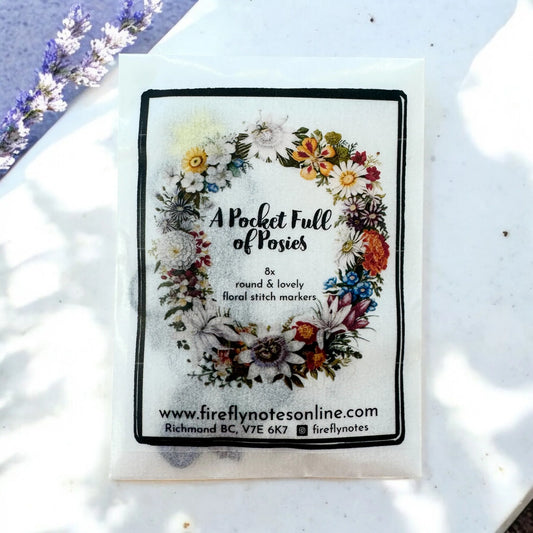 Pocket Full Of Posies | Stitch Markers | Enamel