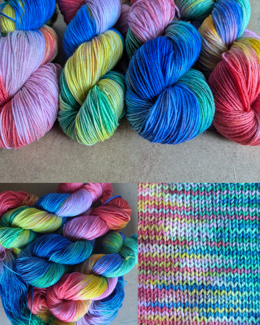 Sock Hop | 75% SW Merino/25% Nylon | Fingering