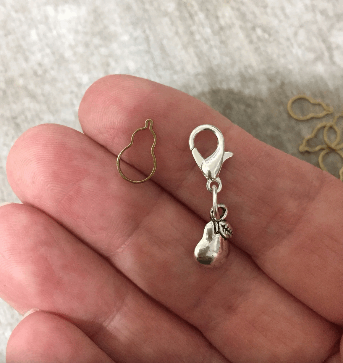 Stitch Markers - Pear Stitch Markers | Multi