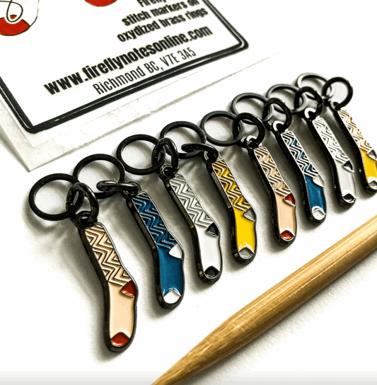 Stitch Markers - Sock Stitch Markers | Multi