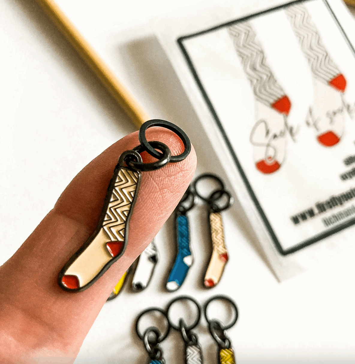 Stitch Markers - Sock Stitch Markers | Multi