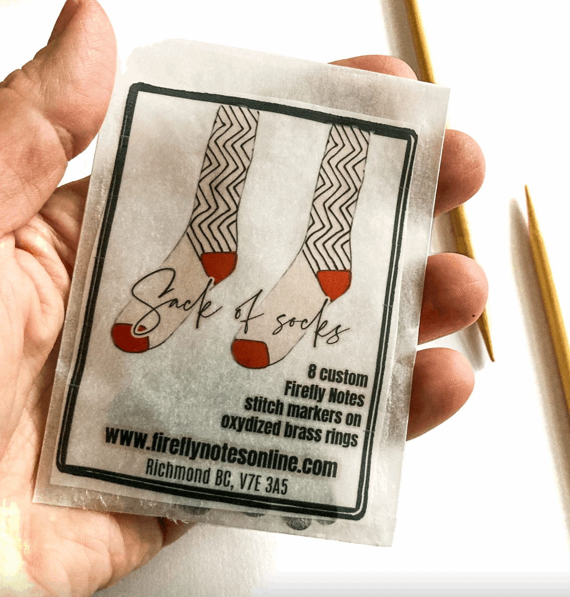 Stitch Markers - Sock Stitch Markers | Multi