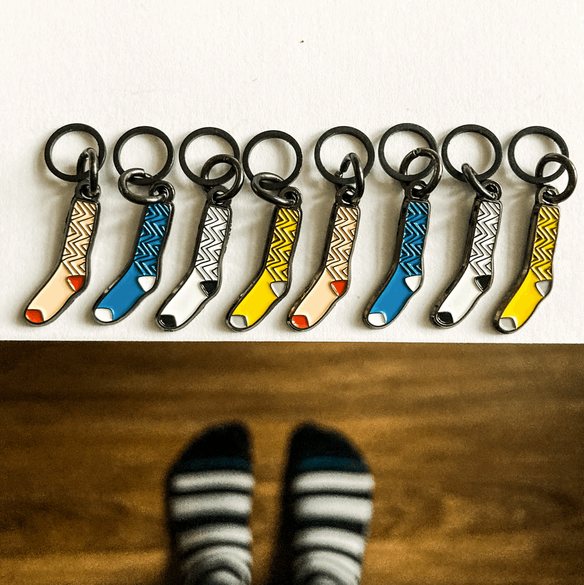 Stitch Markers - Sock Stitch Markers | Multi