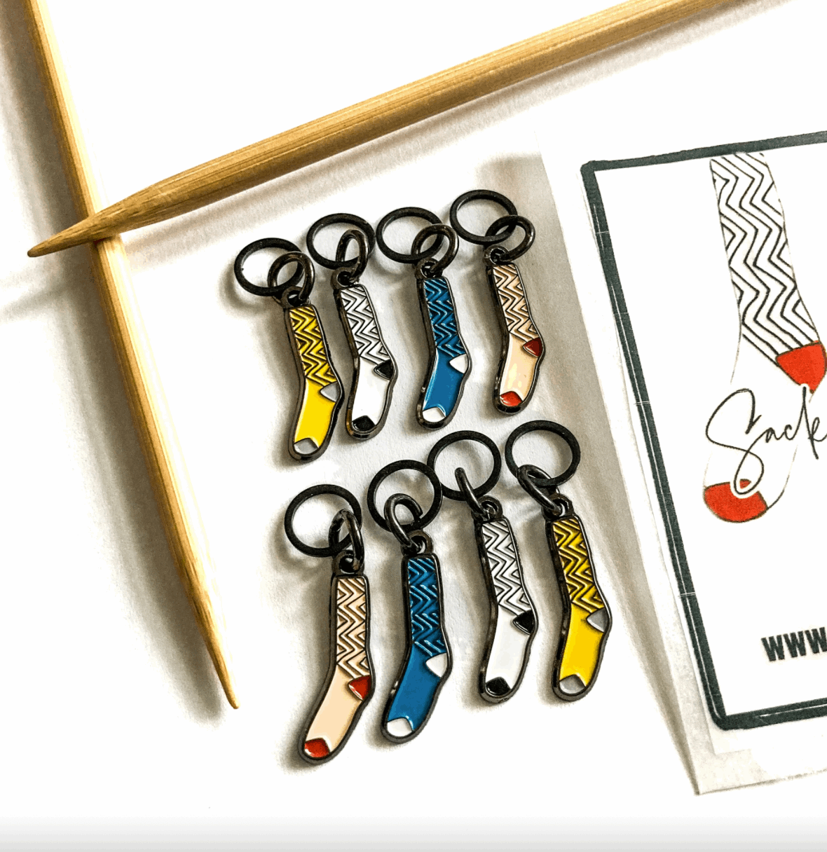 Stitch Markers - Sock Stitch Markers | Multi