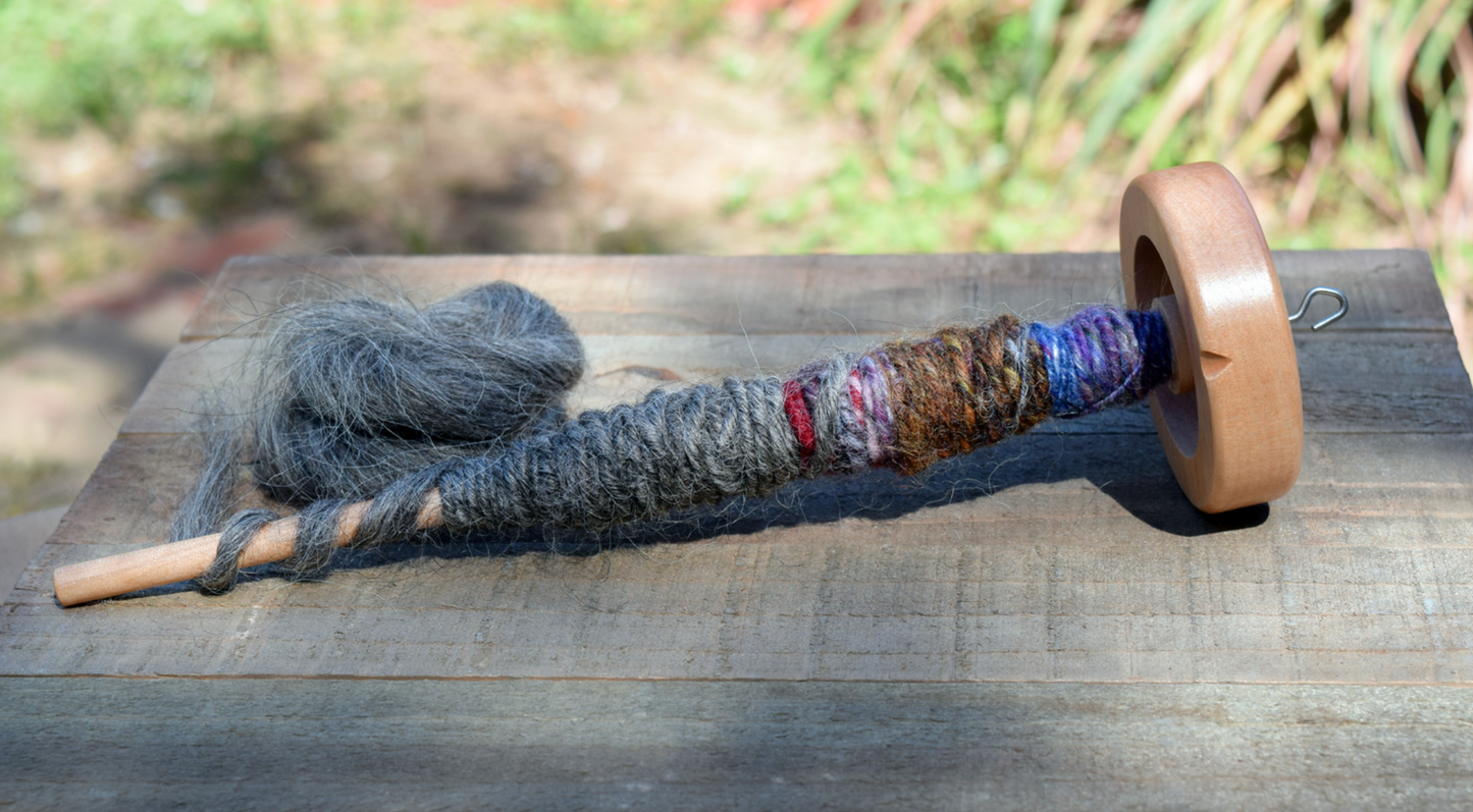 Intro to Spindle Spinning | Workshop | Includes Spindle, Carders and Fibre!!