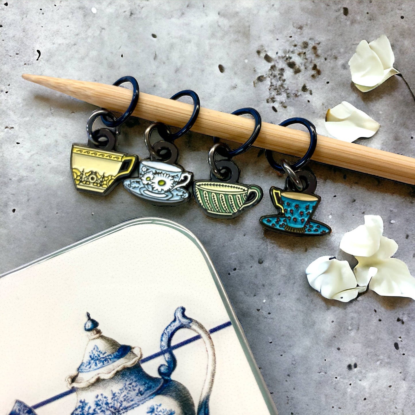 Tea Set | Knitting Stitch Markers