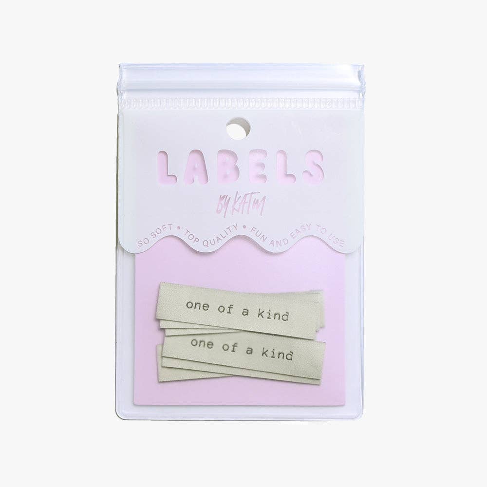 One Of A Kind Woven Sewing Labels | 6 Labels