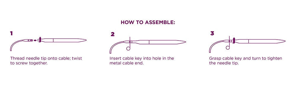 Interchangeable Knitting Needles - Interchangeable Cable