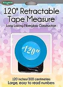 120" Retractable Tape Measure | Blue