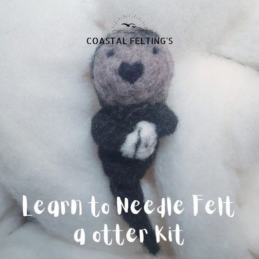 Learn To Needle Felt A Otter Kit