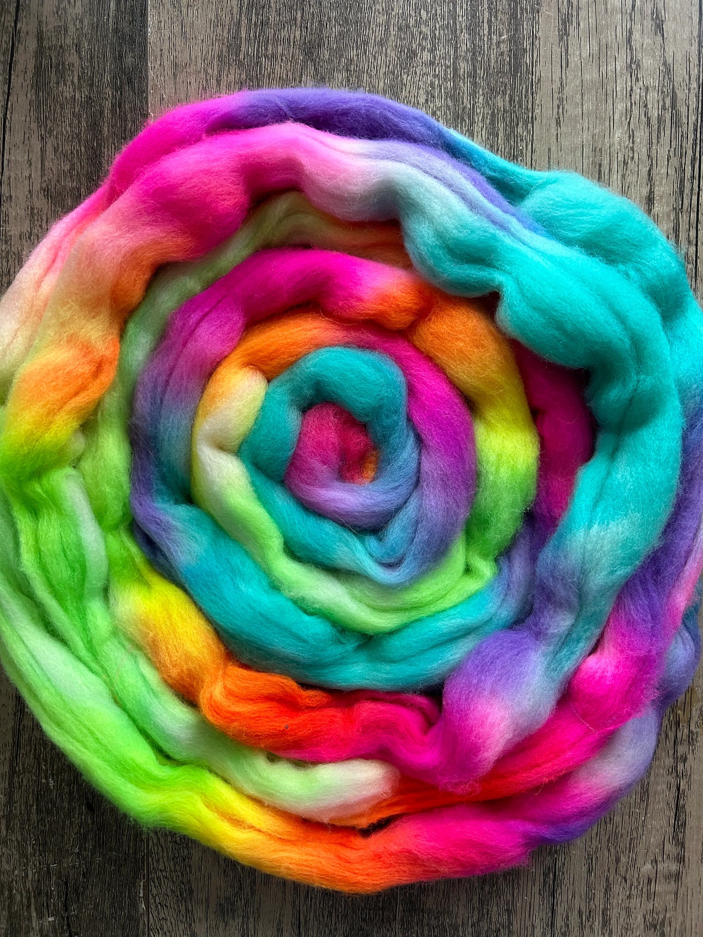 Rainbow Brite | Non Superwash Polwarth Fibre