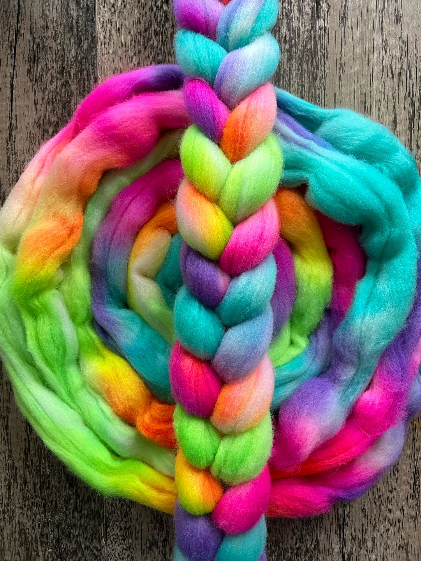 Rainbow Brite | Non Superwash Polwarth Fibre