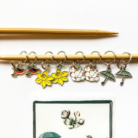 Stitch Markers - Spring | Stitch Markers