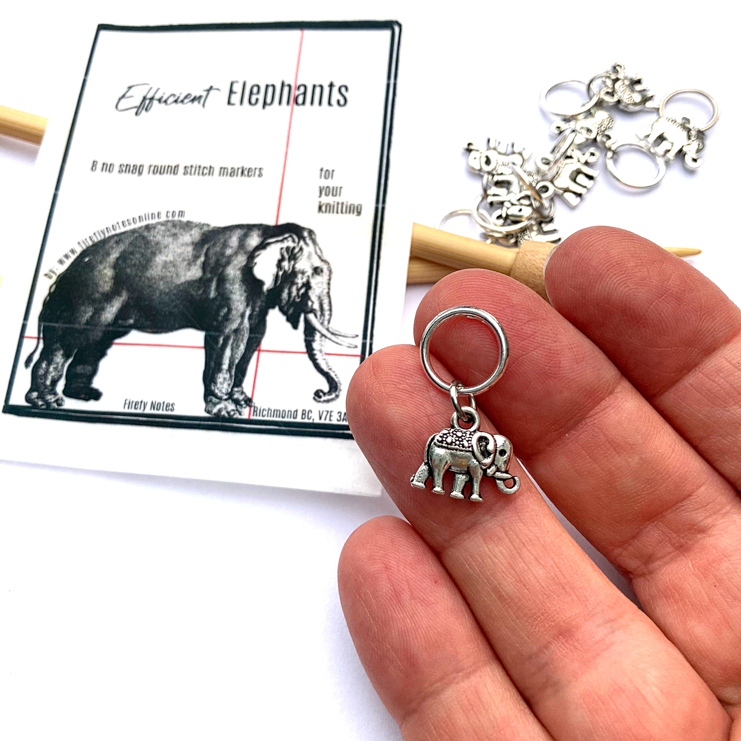 Elephant Stitch Marker Packs