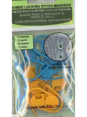 Jumbo Locking Stitch Markers, 12 Count