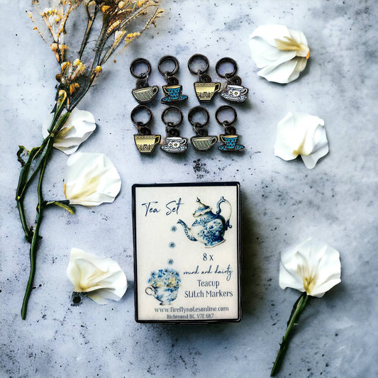 Tea Set |  Knitting Stitch Markers